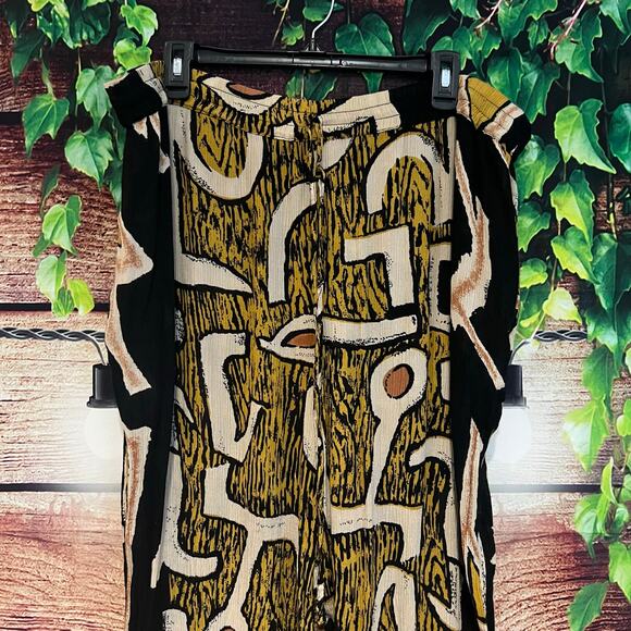 Gauze Aztec Boho Pants Straight Leg Harem Tribal Festival Concert XL XXL 2XL 3XL - Picture 2 of 6